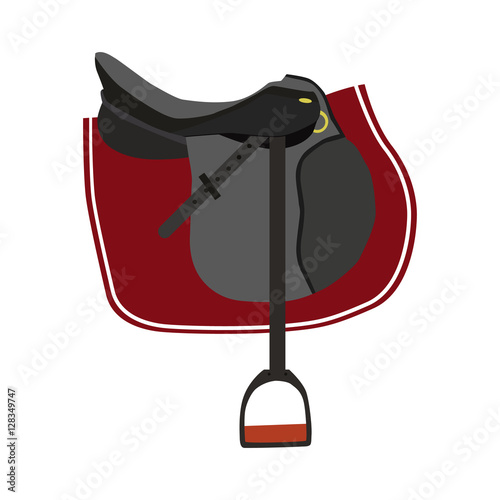 saddle flat icon