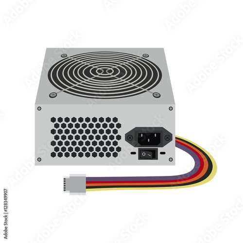 power supply flat icon