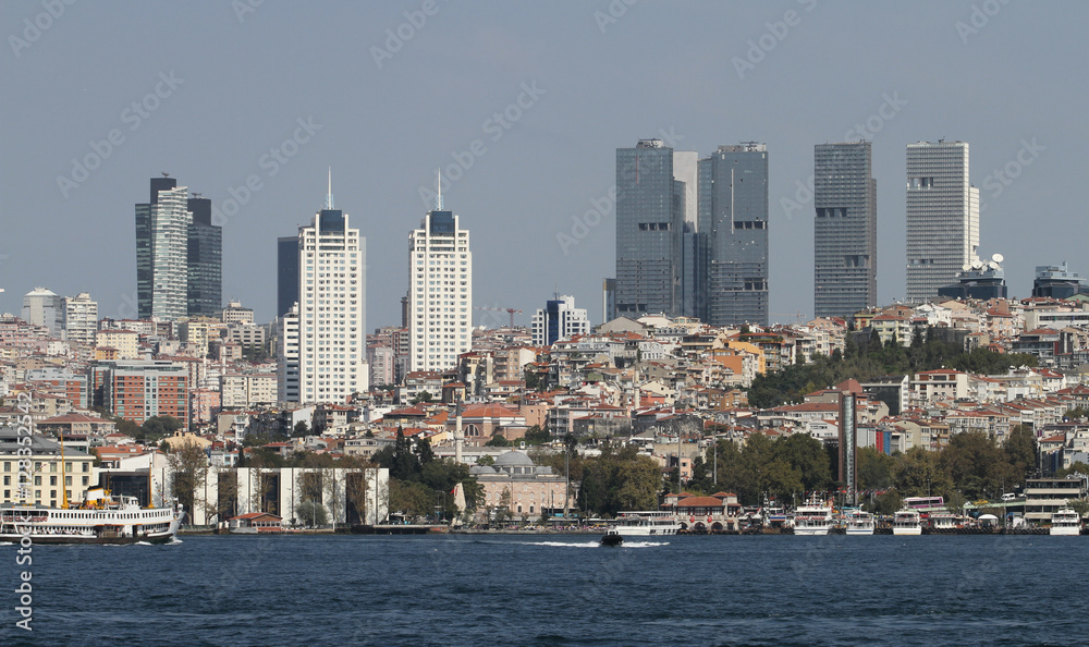 Besiktas District in Istanbul City