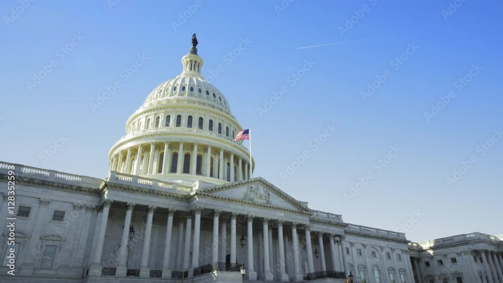 video shot in washington dc us capitol hill roof