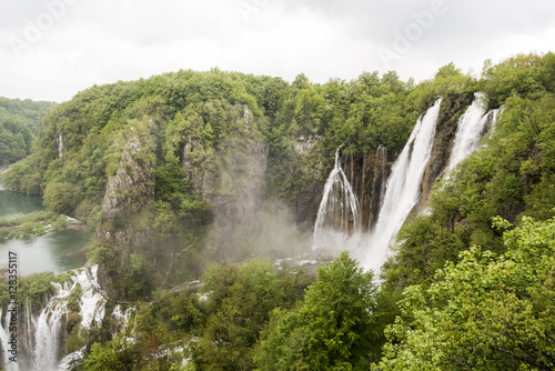 Plitvice Lakes national park waterfall, Plitvica, croatia © tarasan