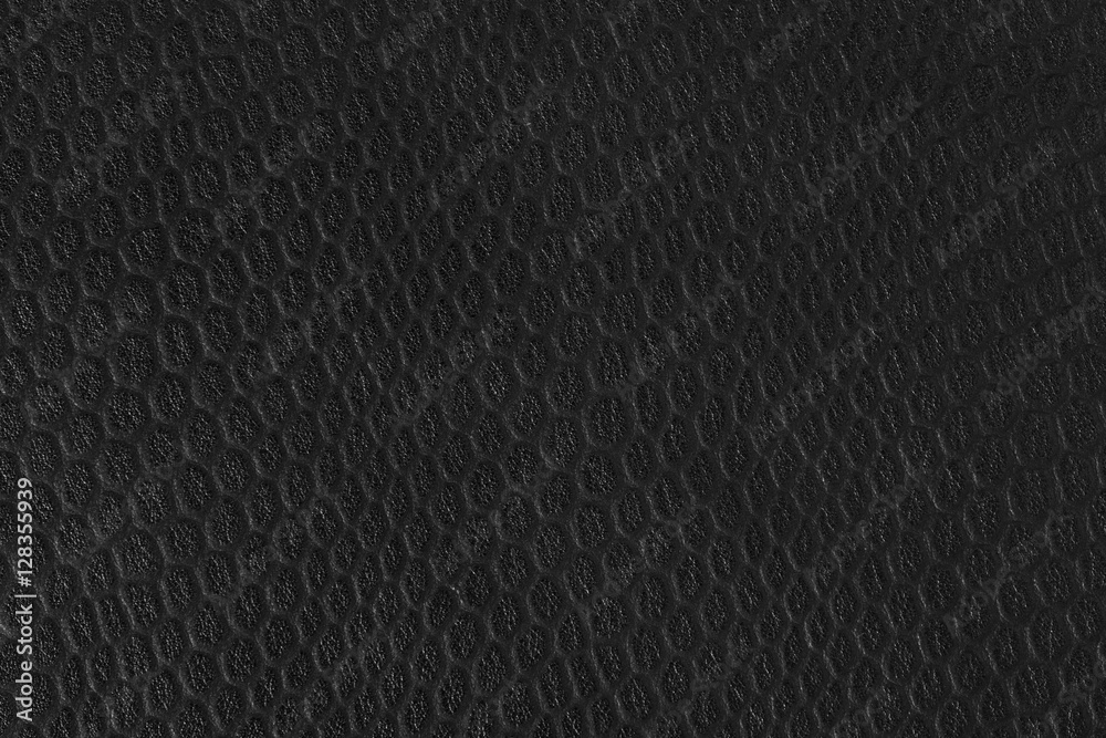 Black reptile leather texture. Black reptile leather texture.