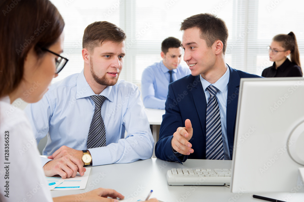 Business people having a meeting Business people having a meeting