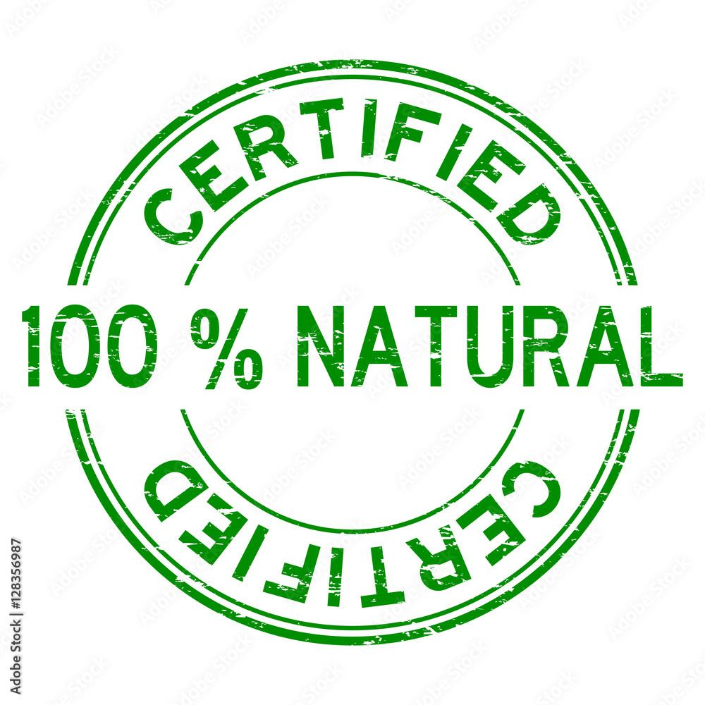 Grunge green 100 % natural certified round rubber stamp Grunge green 100 % natural certified round rubber stamp