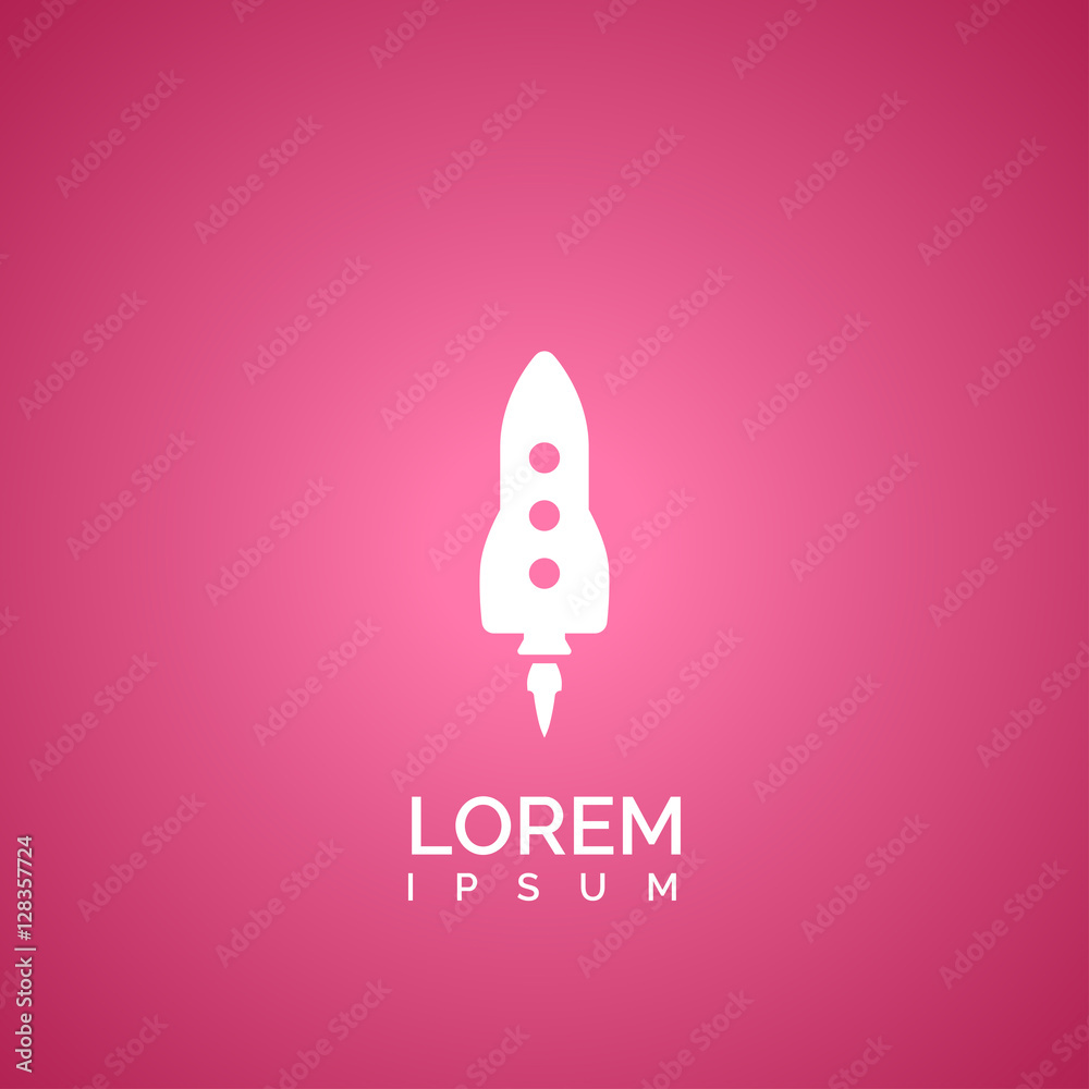 Rocket icon design Rocket icon design