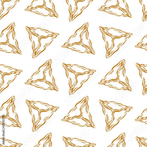 seamless triangular sketch dumplings