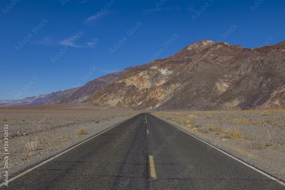 Beautiful landscape around Badwater Basin