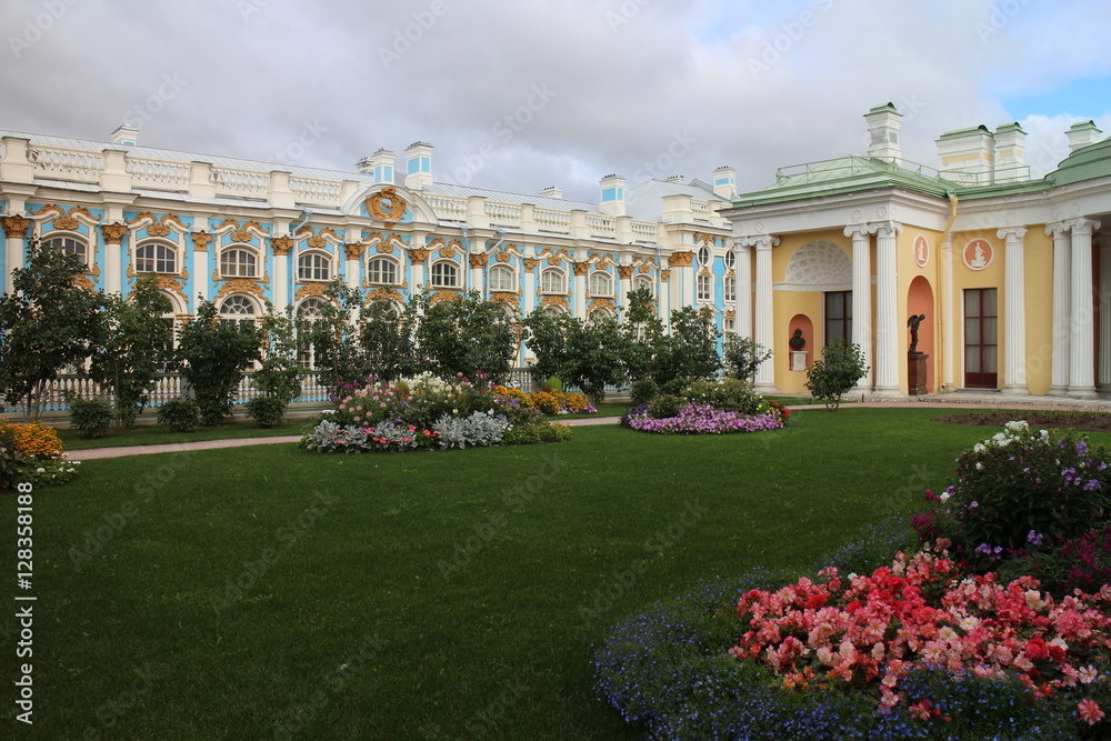 Garden in Tsarskoye Selo, Russia