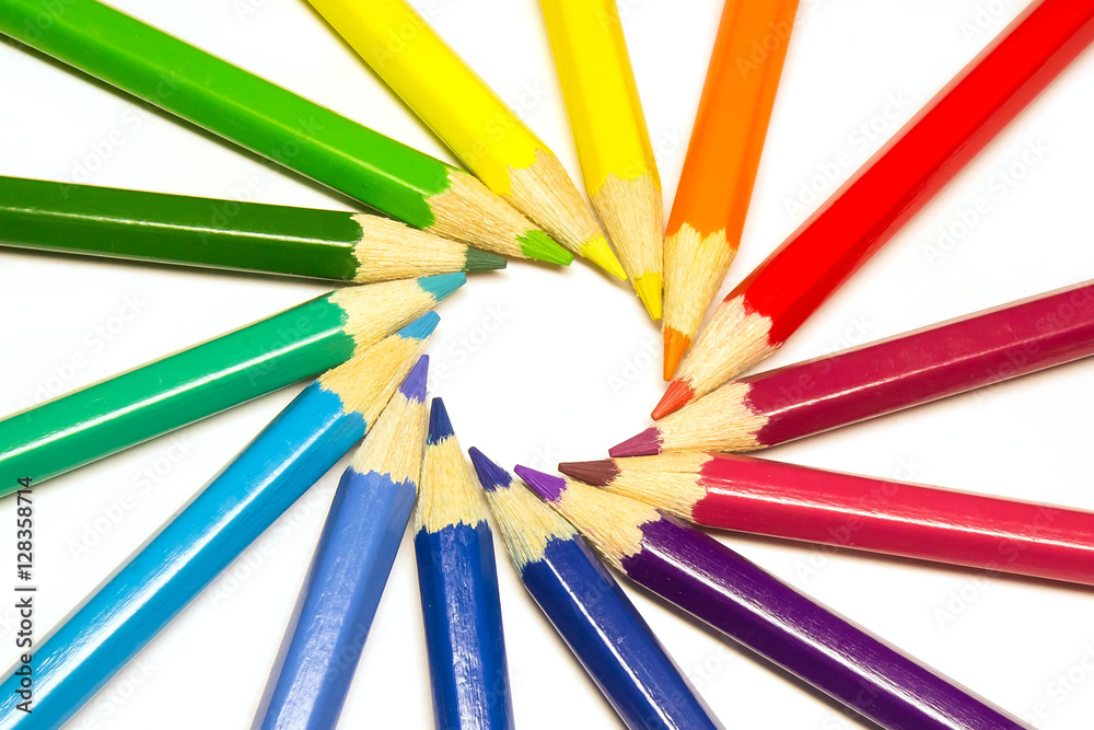 pencils in a circle