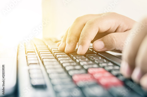 Hands on  keyboard, Concept data entry