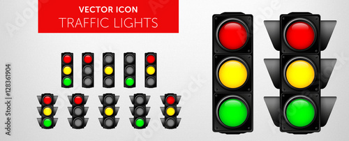 Signal road light traffic, urban & semaphore icon - Vector icon pack VOL.2

 photo