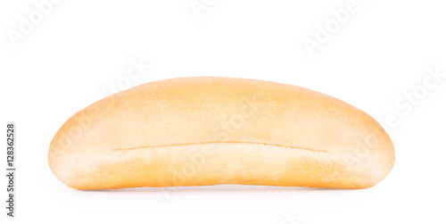 Hot dog bun. Isolated on white background