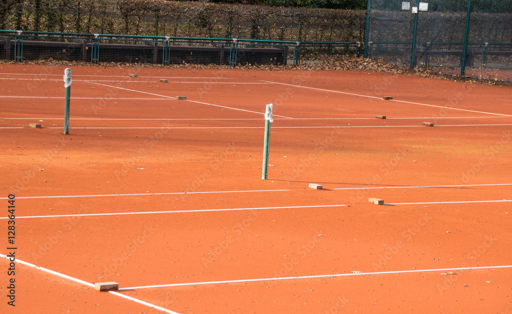 Obraz premium tennisplatz