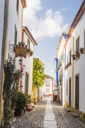 Fototapeta Naklejka Na Ścianę i Meble -  Old town of Obidos, Portugal