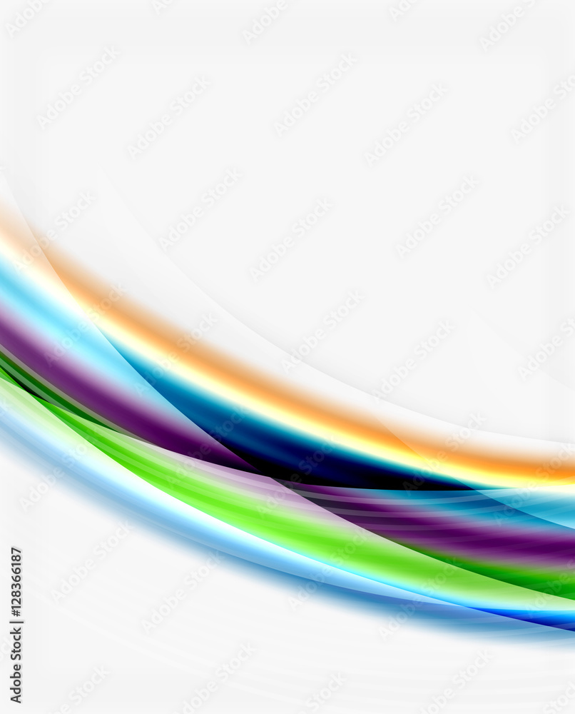 Smooth silk wave template Smooth silk wave template