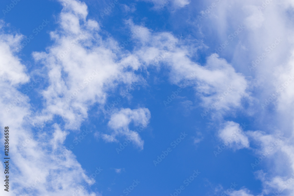 Blue sky and white cloud Blue sky and white cloud
