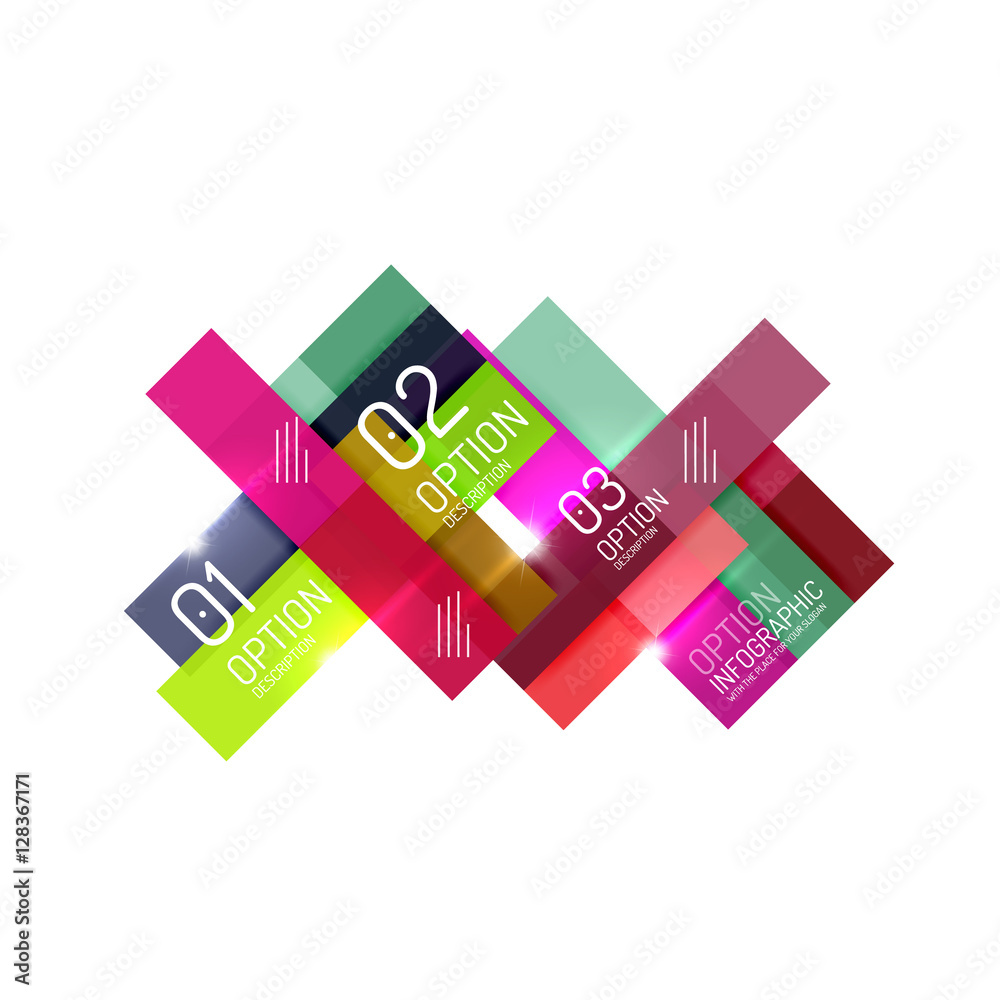 Vector business infographics, option select Vector business infographics, option select