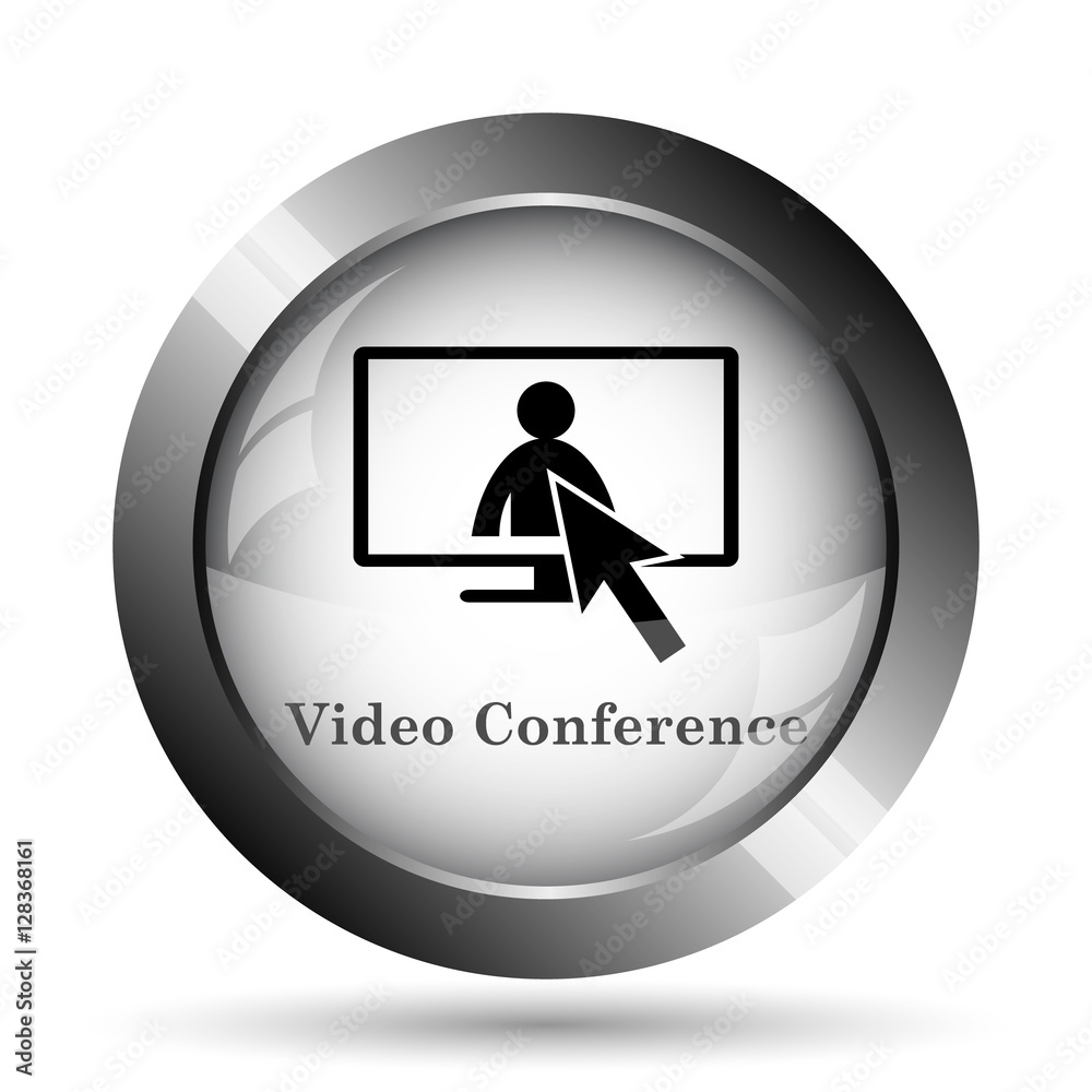 Video conference, online meeting icon Video conference, online meeting icon