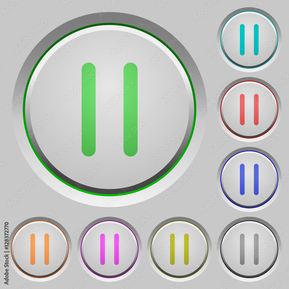 Media pause push buttons Media pause push buttons