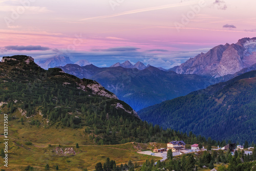 Morning view to Dolomites mountains  © elena_suvorova