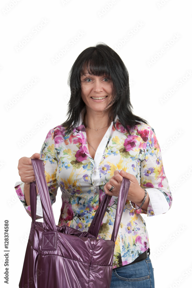 woman with a bag