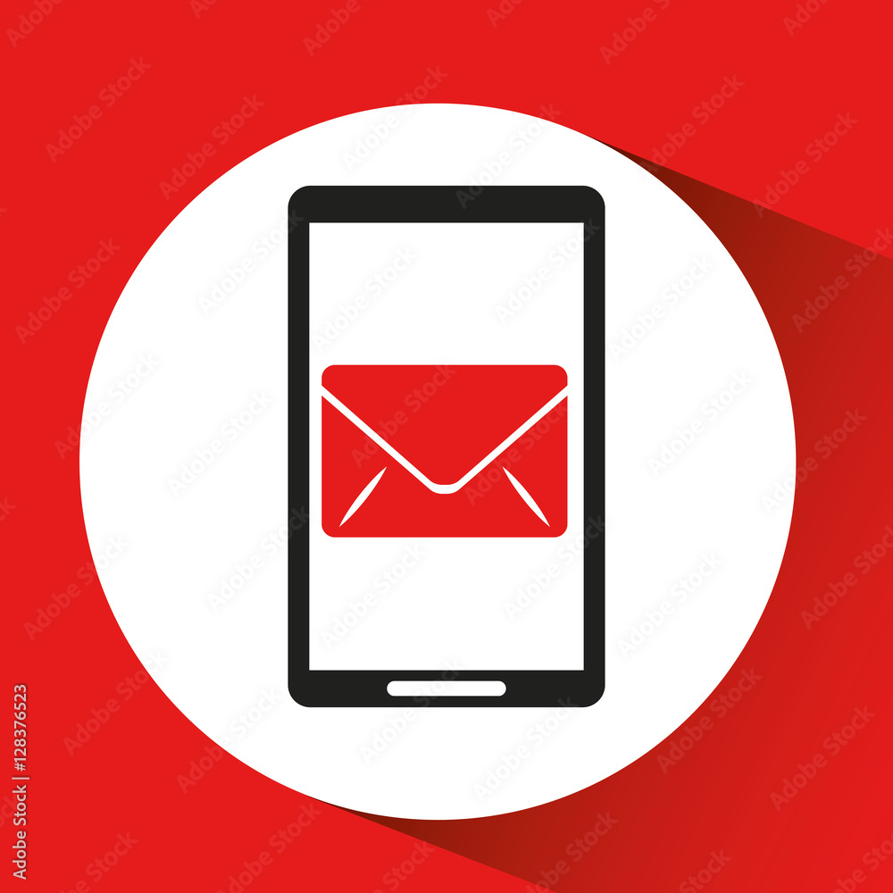 black mobile phone email network vector illustration eps 10 black mobile phone email network vector illustration eps 10
