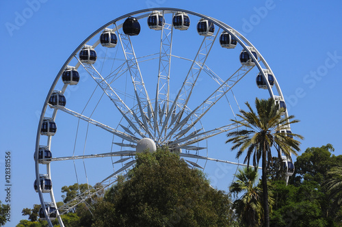 White large ferris wheel