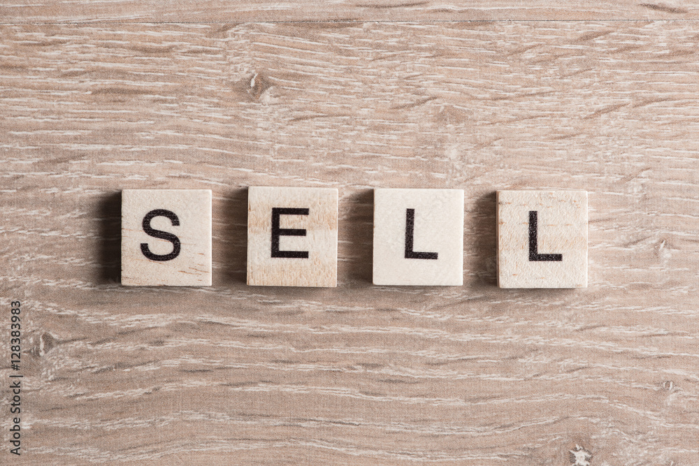 Fototapeta premium business conceptual word of wooden elements with letters