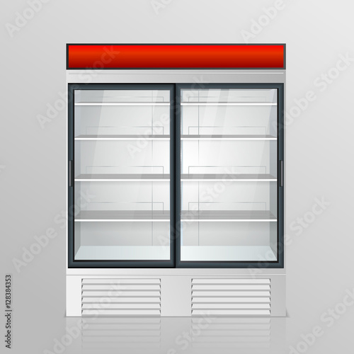 refrigerator showcase kitchen
