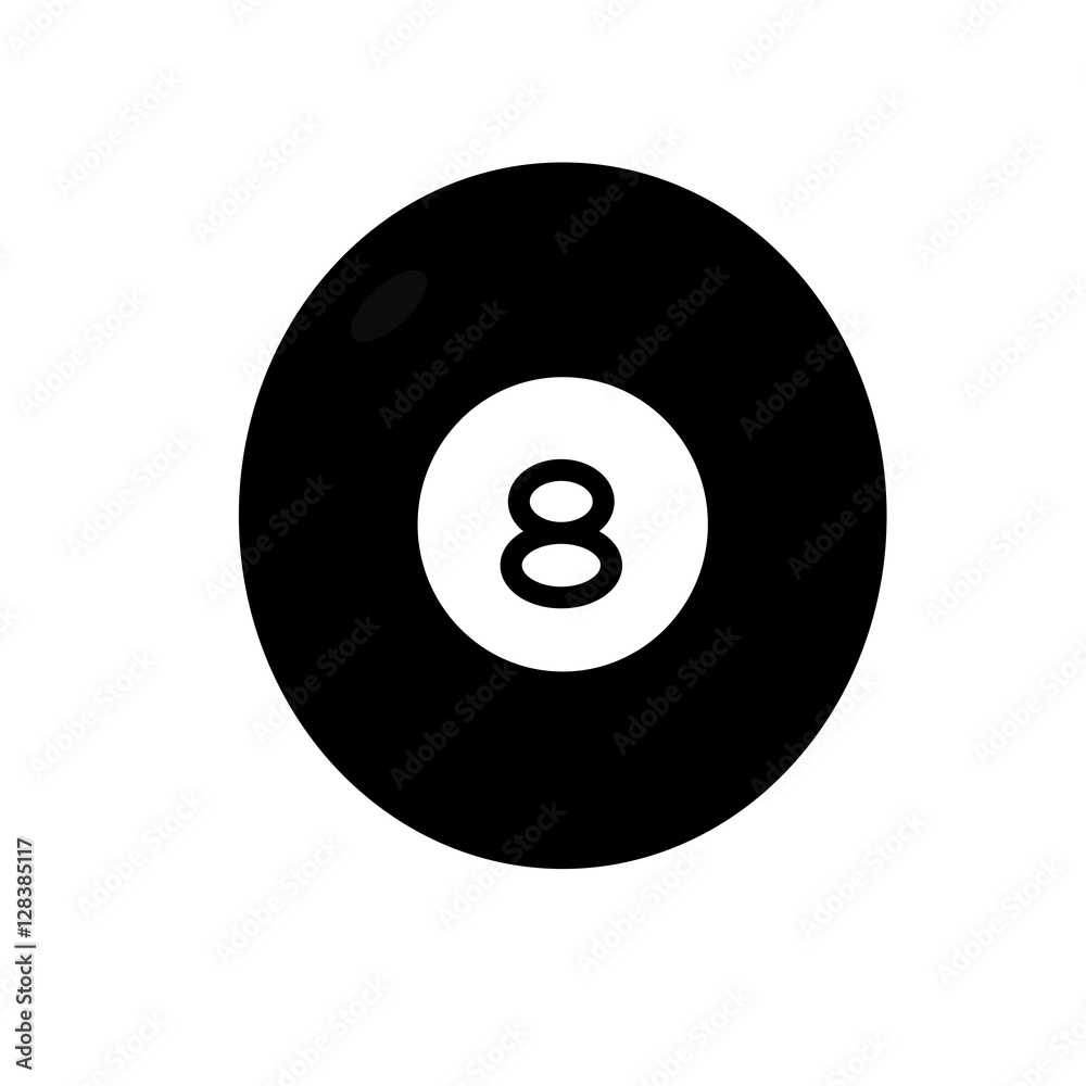 8 ball icon.