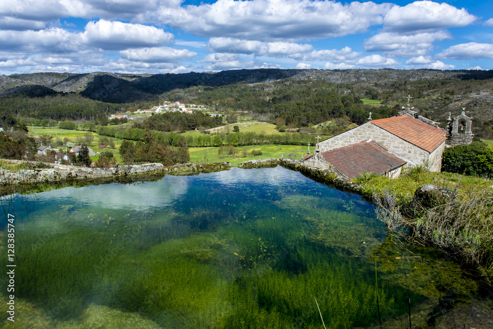 Reservoir for monastery at Quinta da Madalena, Portugal