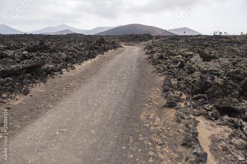 streets on lanzarote, spain