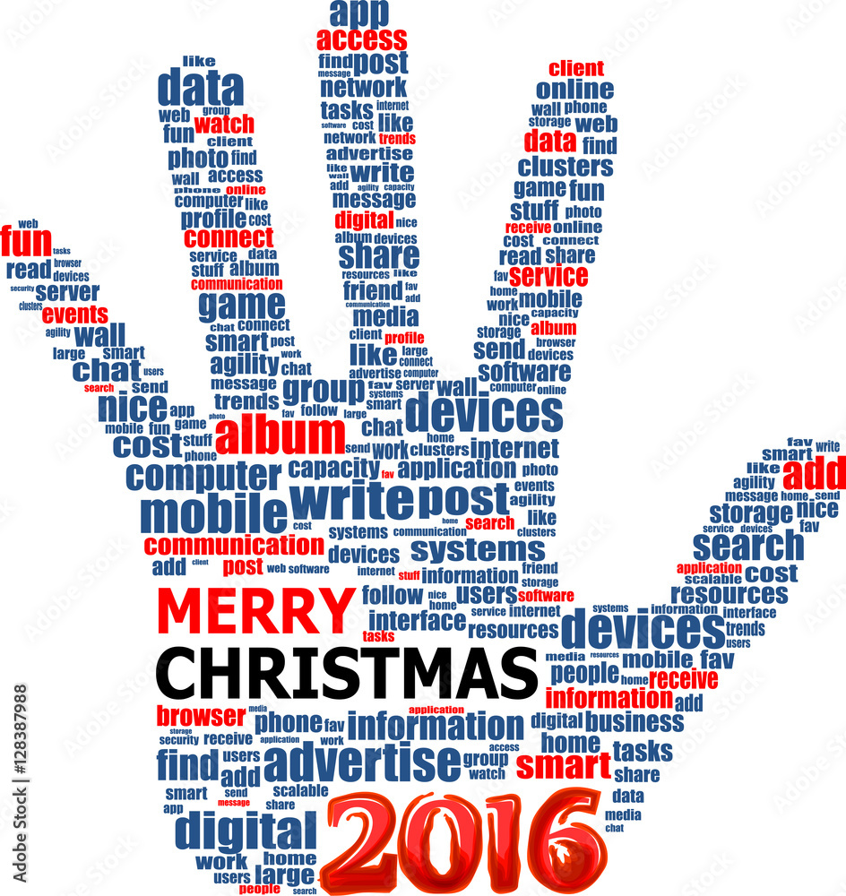 Merry Christmas - unique xmas design element. Great design element for congratulation cards, banners and flyers. Happy new year Merry Christmas - unique xmas design element. Great design element for congratulation cards, banners and flyers. Happy new year