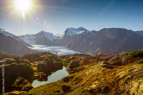 Sunshine over Portage Pass