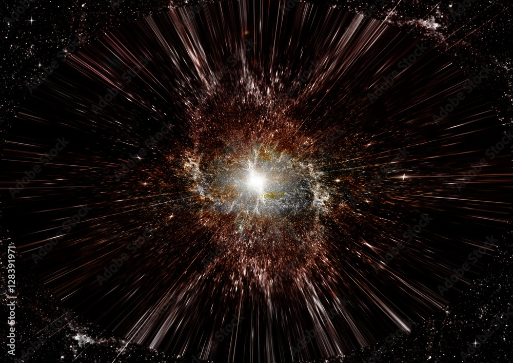 Obraz premium galaxy in a free space