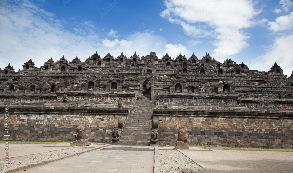 Naklejka premium Borobudur temple in Indonesia