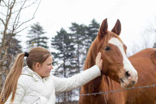 the girl and the horse