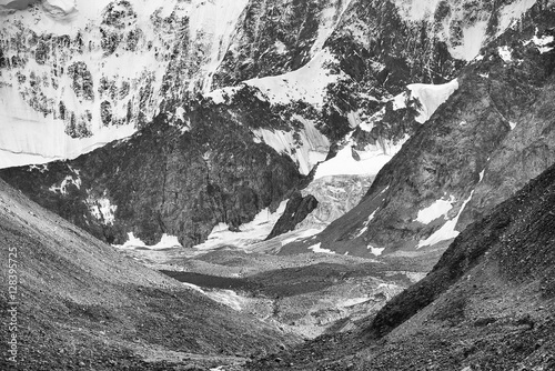 Belukha Peak (4506m) in Altai Mountains, Russian Federation