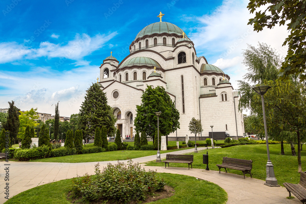 Orthodox church of Saint Sava in Belgrade, Serbia Orthodox church of Saint Sava in Belgrade, Serbia