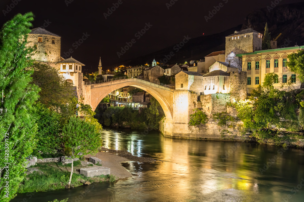 The Old bridge in Mostar