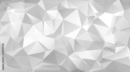 Gray triangular abstract background. Trendy vector illustration.