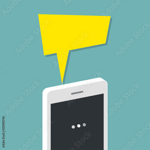 Smartphone close-up with sp...