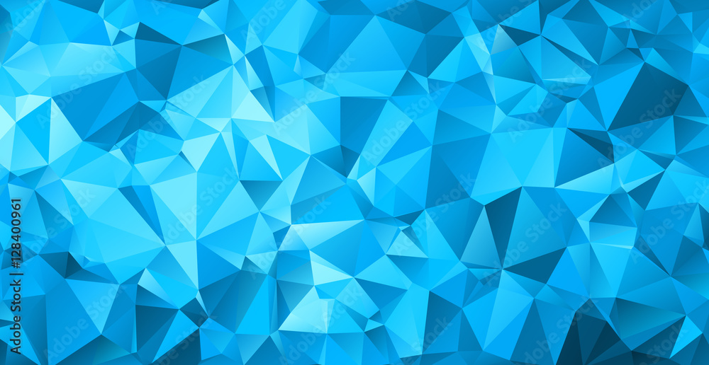 Blue triangular abstract background. Trendy vector illustration. Blue triangular abstract background. Trendy vector illustration.