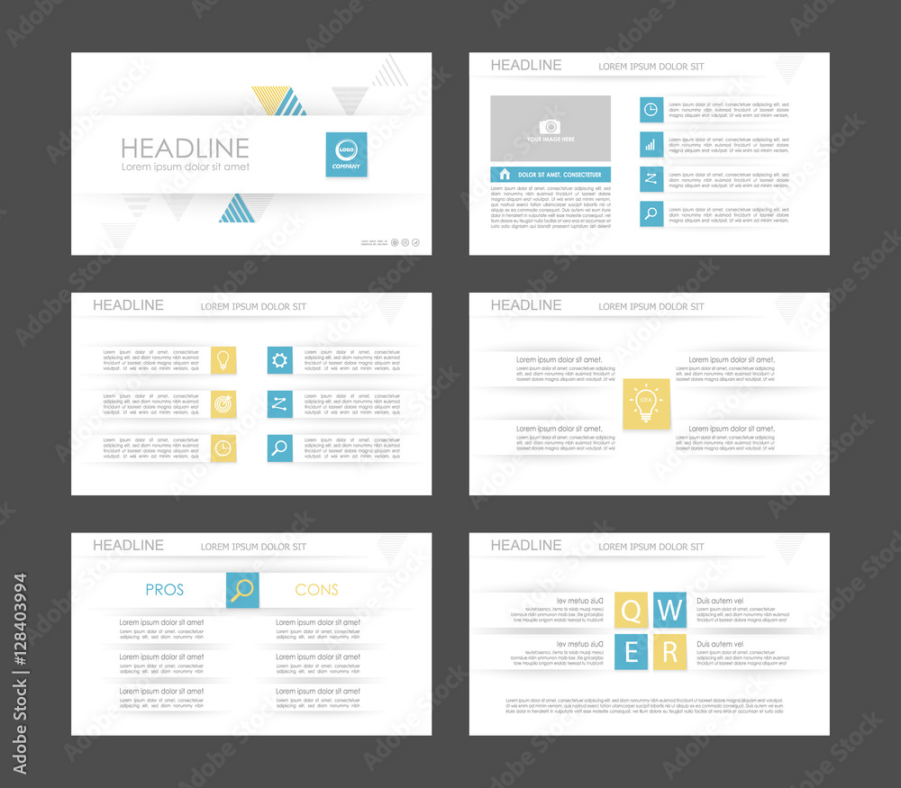Infographic elements for presentation templates. Infographic elements for presentation templates.