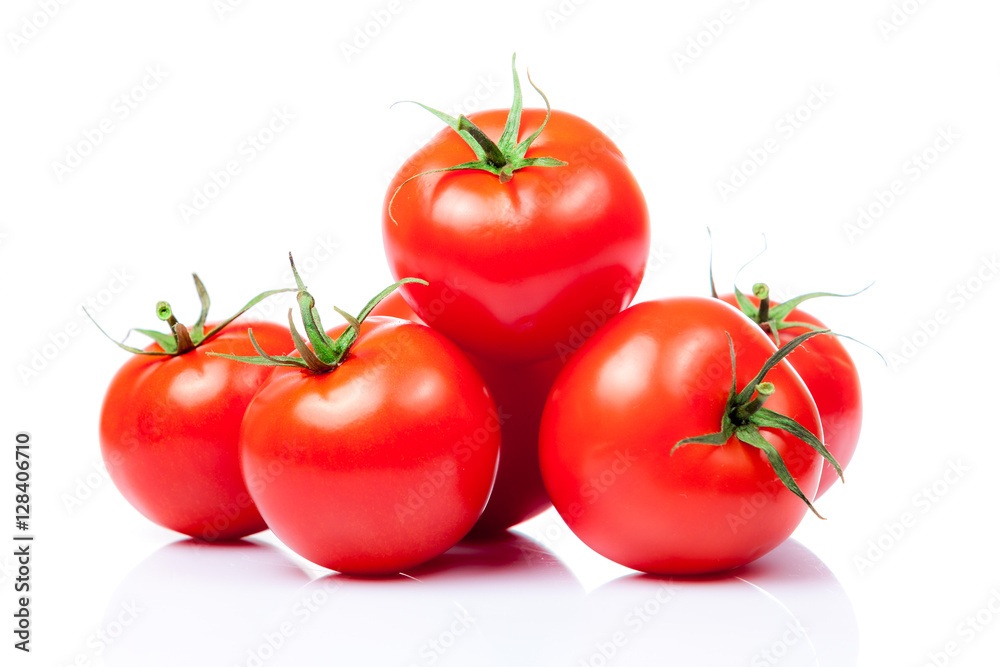 Tomato vegetables isolated on white background Tomato vegetables isolated on white background