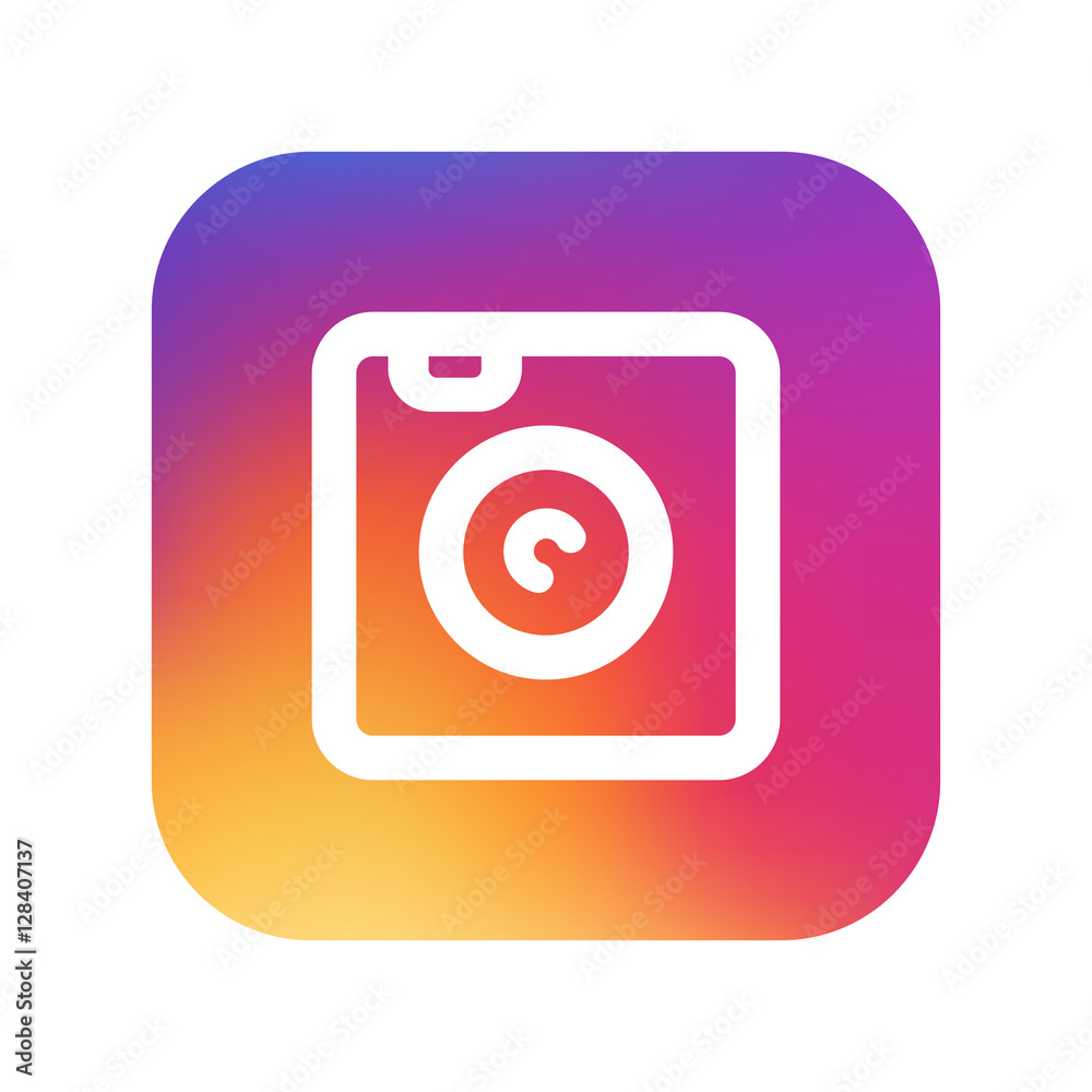 Icon for mobile photo application Icon for mobile photo application