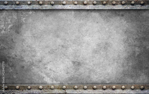 Bolt plate background gray