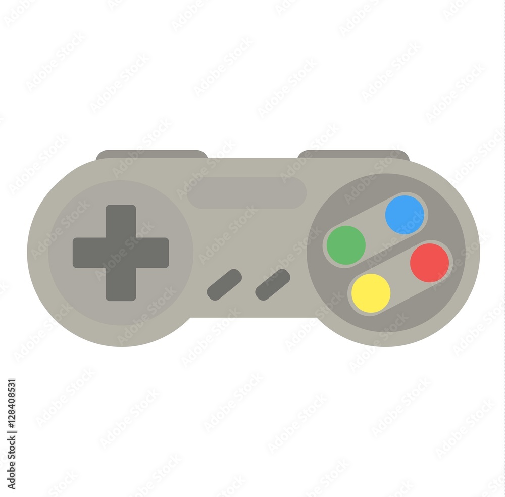 Game console joystick vector illustration Game console joystick vector illustration