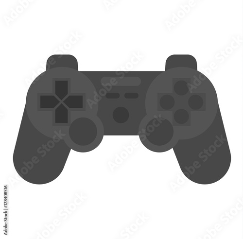 Game console joystick vector illustration