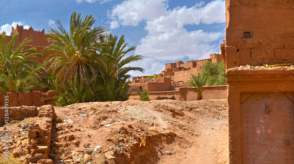 Moroccan village in the southern part